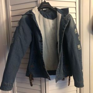 Small Faux fur jacket.